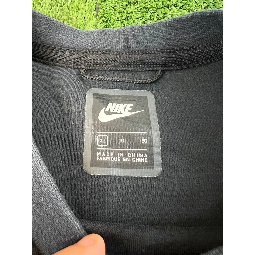 Nike Tech Fleece Crewneck‎ Sweatshirt Black CU4506-010 Mens XL